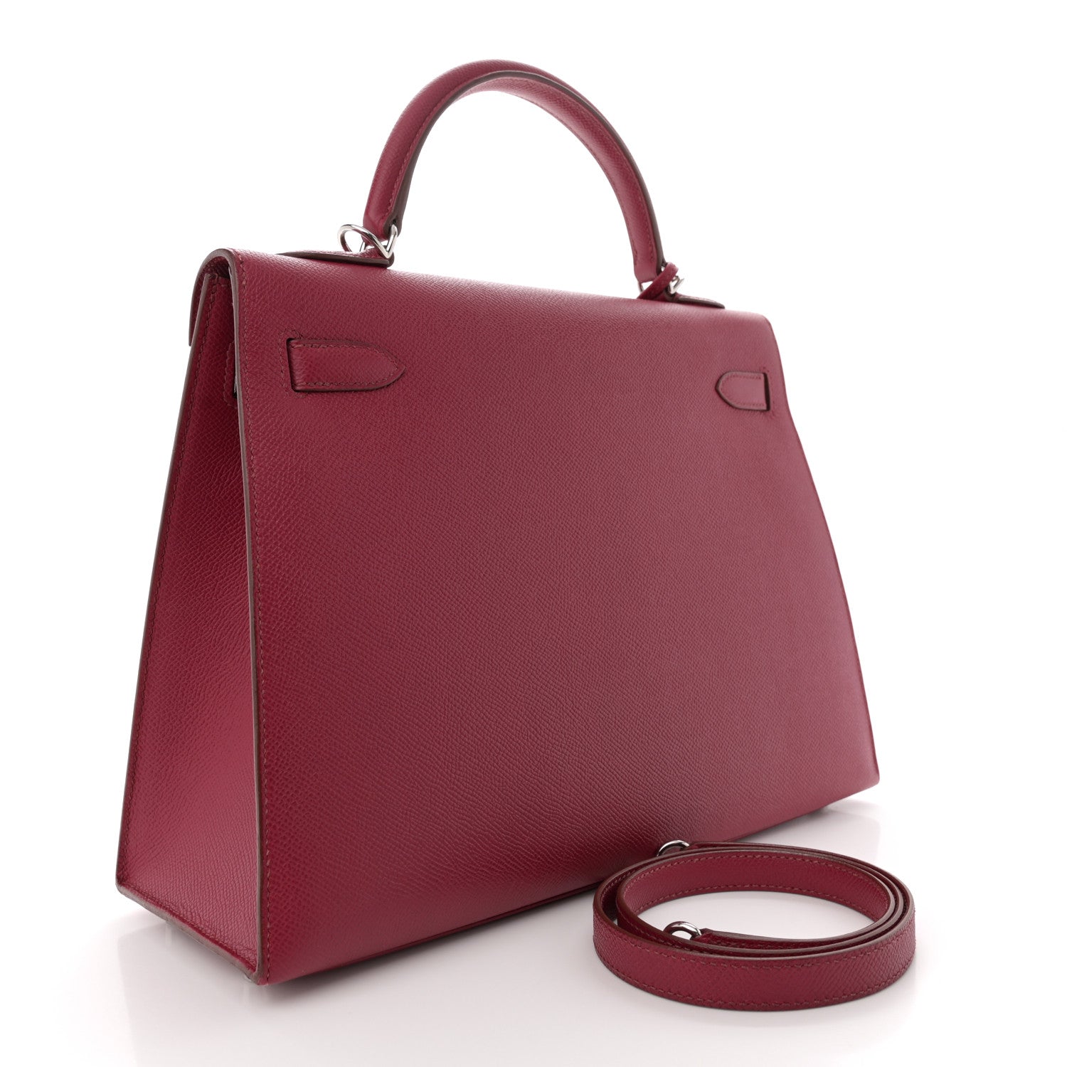 Hermes Epsom Kelly Sellier 32 Rubis 3 of 11