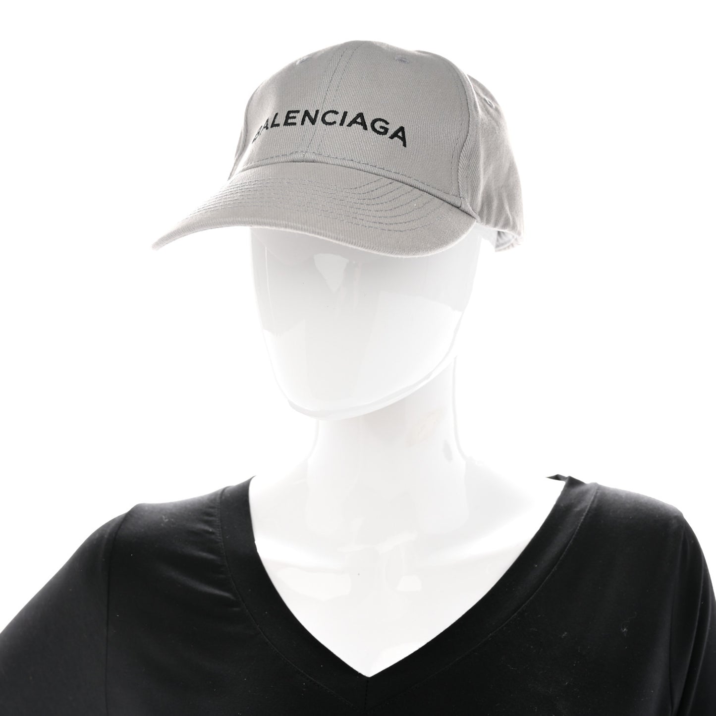 Cotton Drill Logo New Baseball Hat L Lead Black