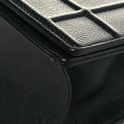 Christian Dior Grained Calfskin Medium Diorama Flap Bag Black 9 of 18