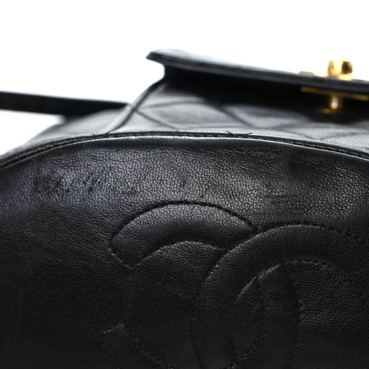 Chanel Lambskin Quilted Backpack Black 6 of 24