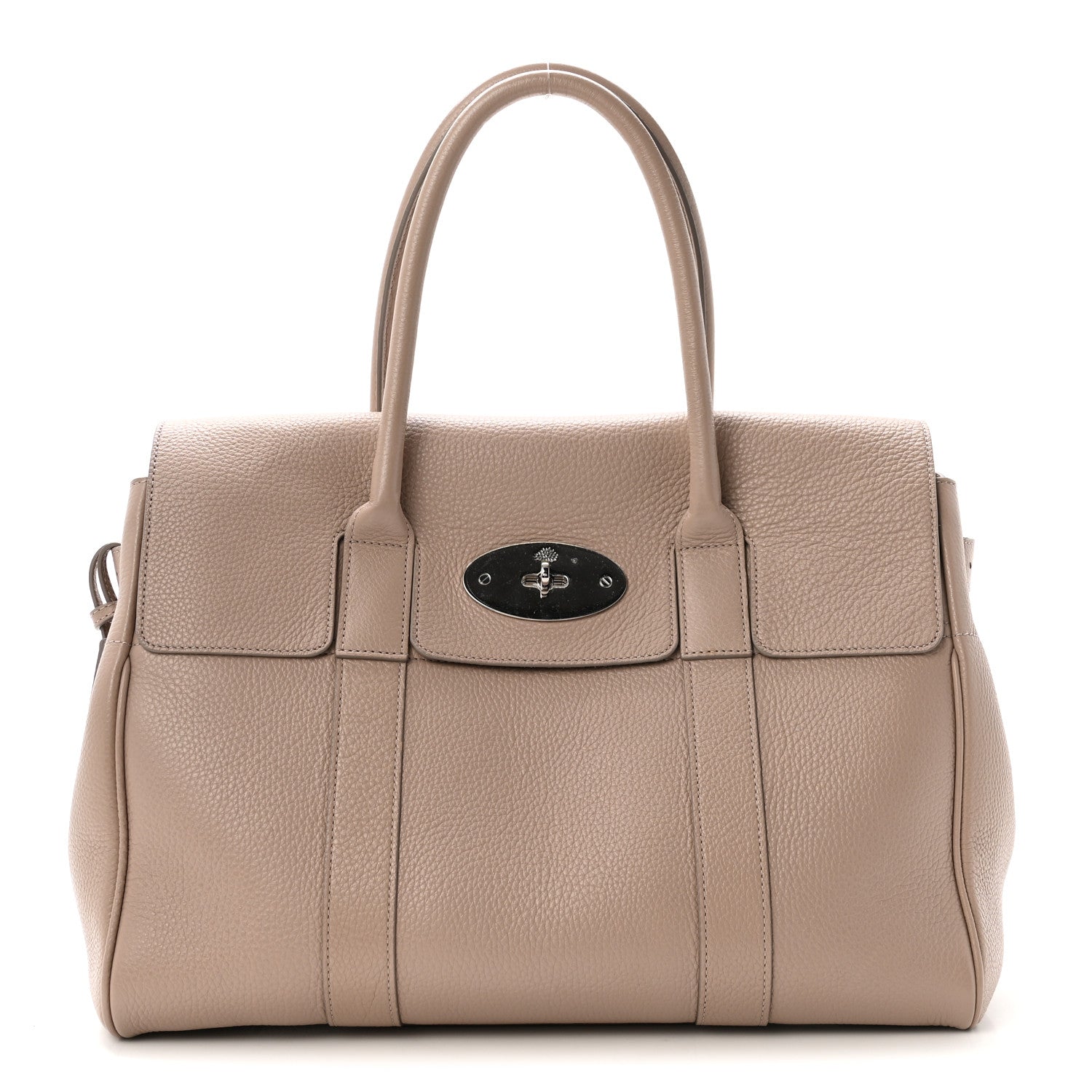 Mulberry Heavy Grain Calfskin Bayswater Putty 1 of 9