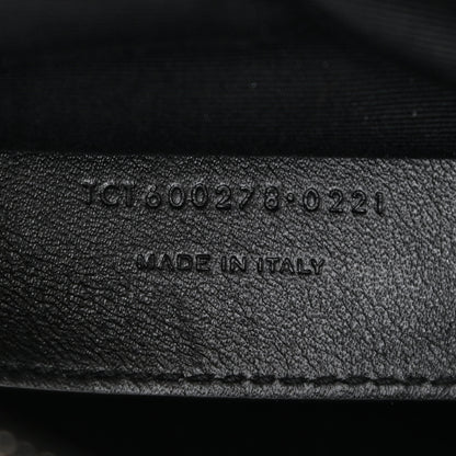 Saint Laurent Sheepskin Matelasse Chevron Monogram Large College Satchel Black 7 of 9