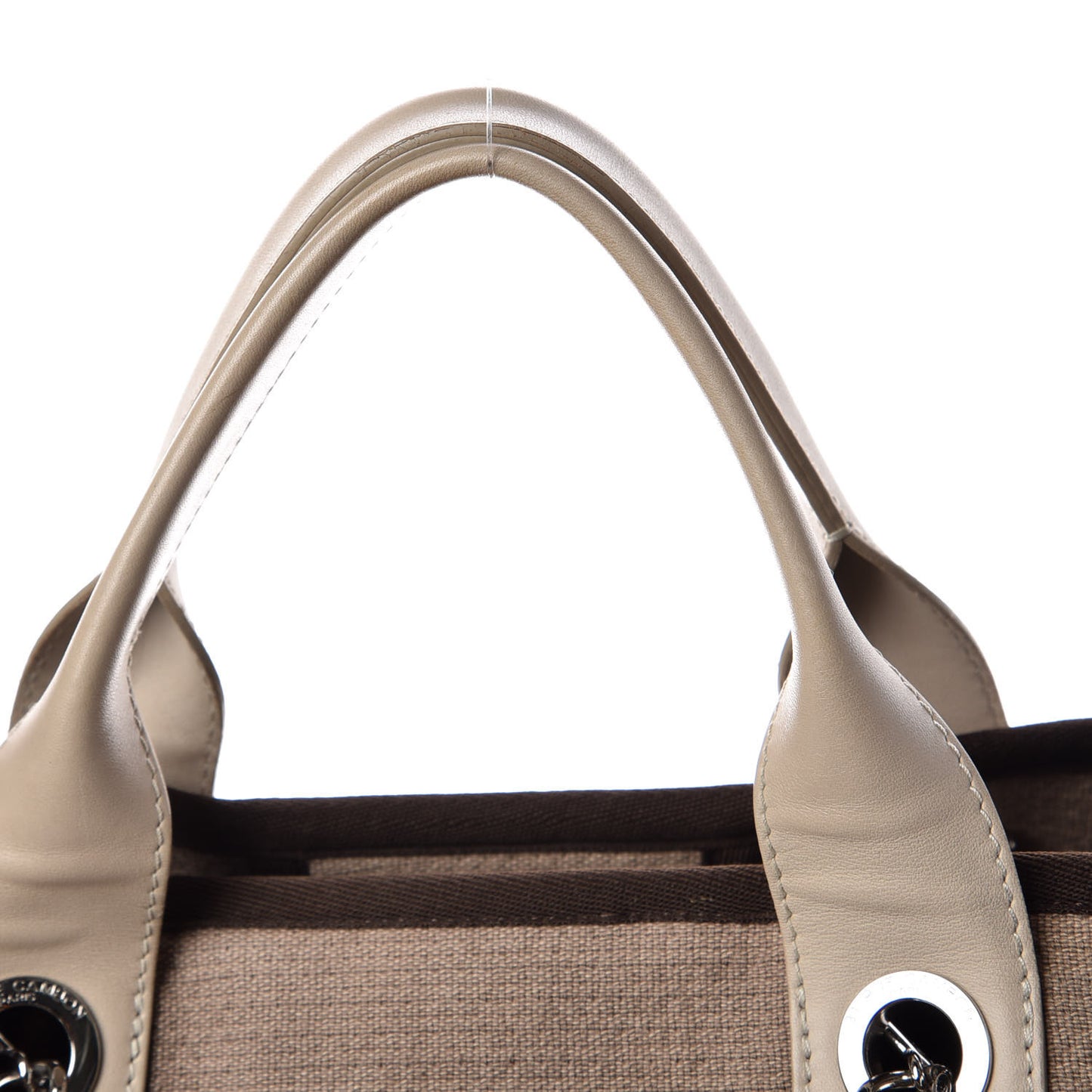 Canvas Large Deauville Tote Ecru