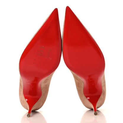 Christian Louboutin Veau Velours Clare 80 Pumps 38 Courtisane 6 of 9