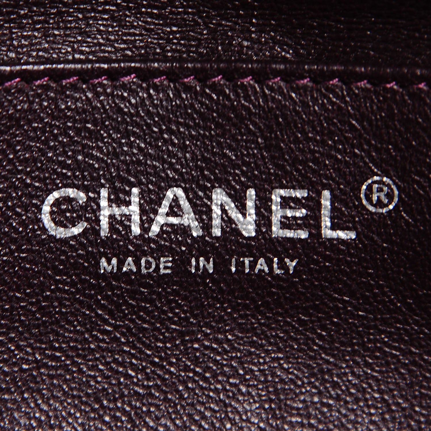 Chanel Lambskin Quilted Clutch With Chain Flap Purple 6 of 7