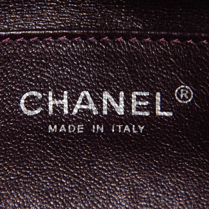 Chanel Lambskin Quilted Clutch With Chain Flap Purple 6 of 7