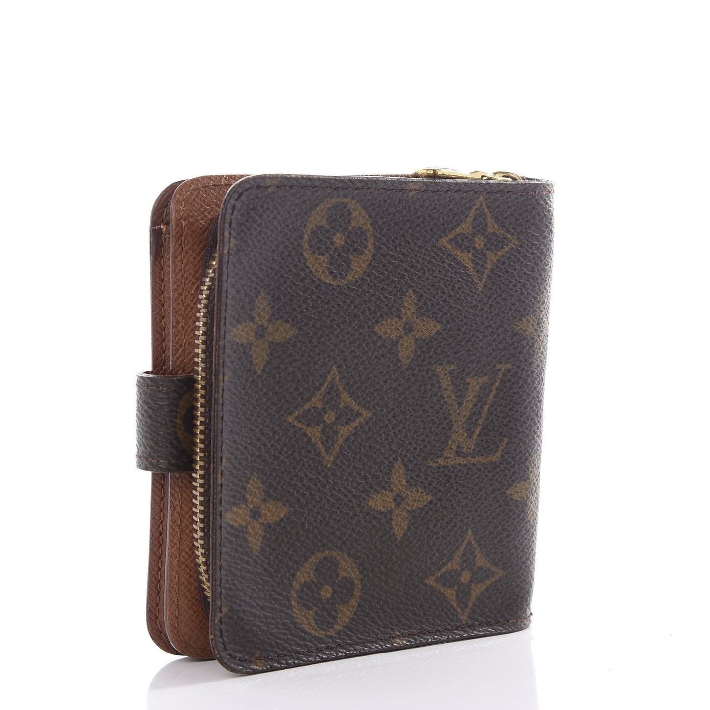 Monogram Compact Zippe Zipped Wallet