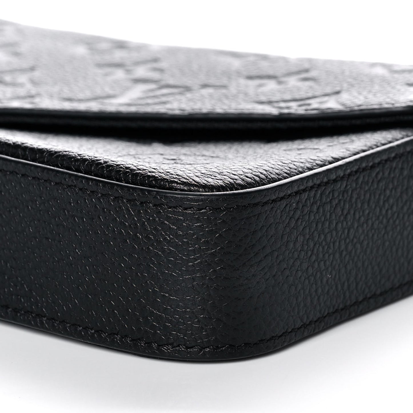 Empreinte Pochette Felicie Chain Wallet Black