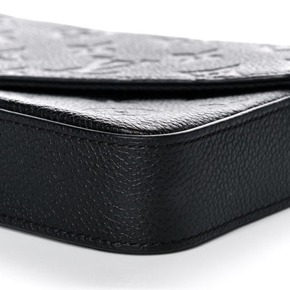 Louis Vuitton Empreinte Pochette Felicie Chain Wallet Black 10 of 10