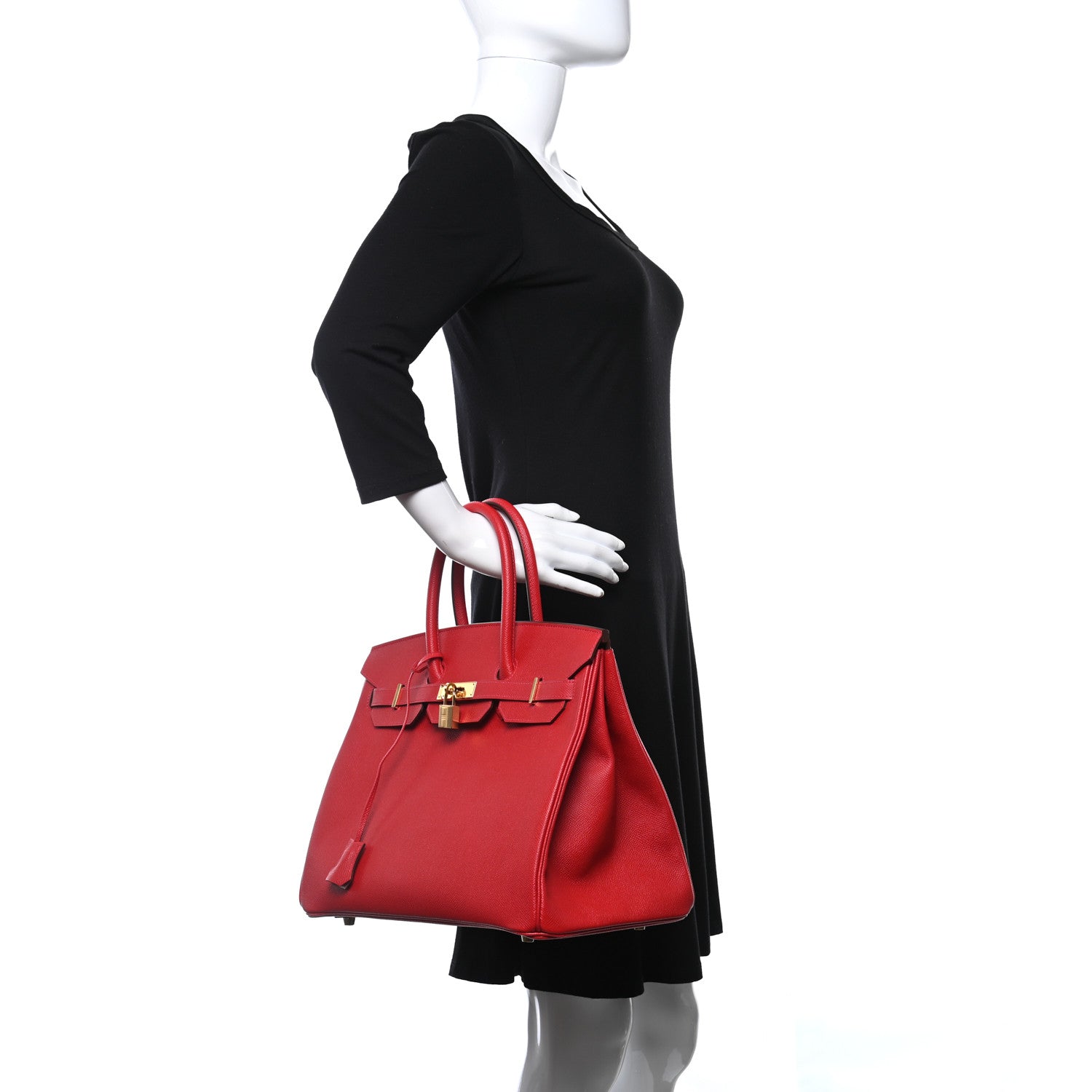 Hermes Epsom Birkin 35 Rouge Casaque 2 of 10