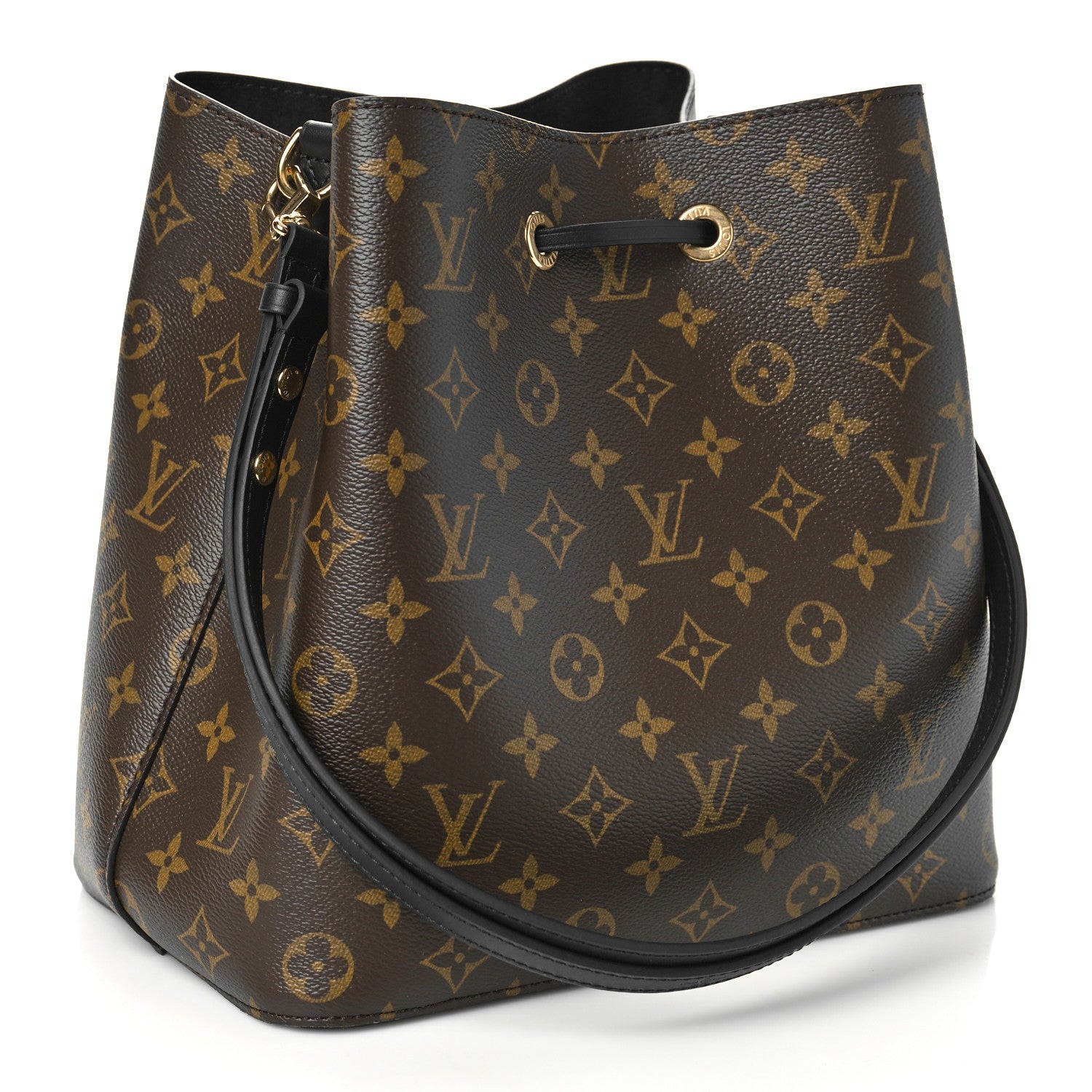 Louis Vuitton Monogram Neonoe MM Black 3 of 8
