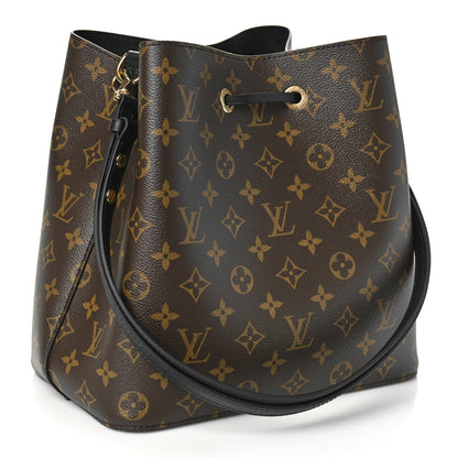 Louis Vuitton Monogram Neonoe MM Black 3 of 8