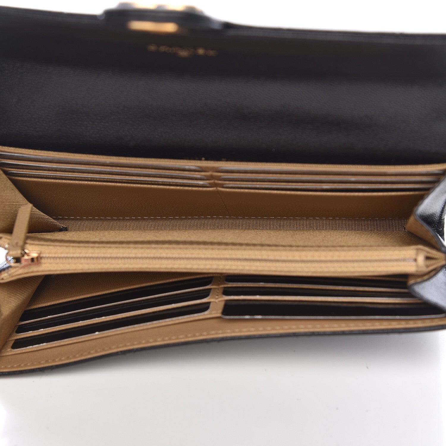 Chanel Goatskin Stitched Pearl Clutch With Chain Black 5 of 13