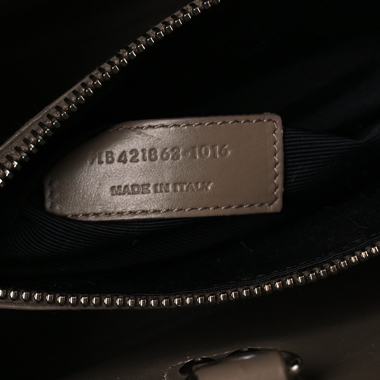 Saint Laurent Grained Calfskin Topstich Baby Sac De Jour Taupe 6 of 12