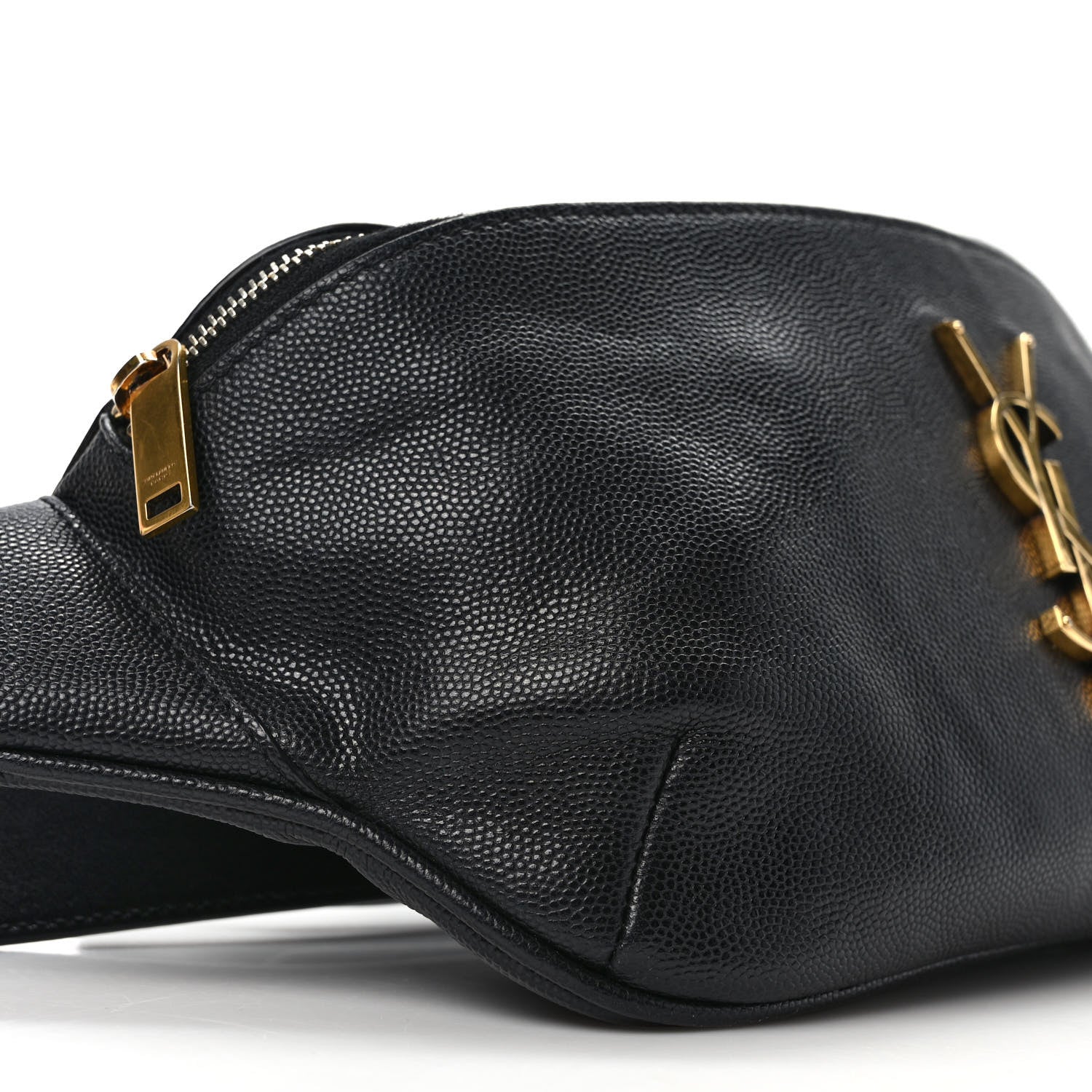 Saint Laurent Grain De Poudre Monogram Belt Bag Black 7 of 8