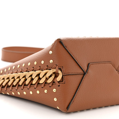 Stella McCartney Eco Alter Nappa Studded Frayme Bucket Pecan 8 of 9