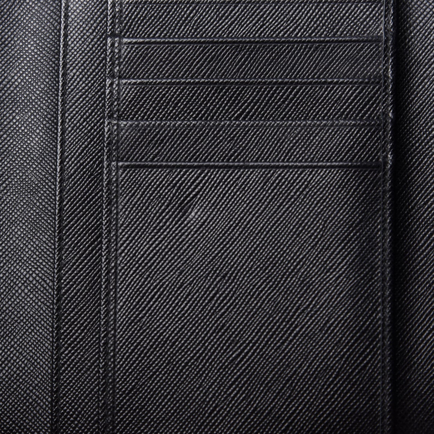 Saffiano Compact Envelope Wallet Black