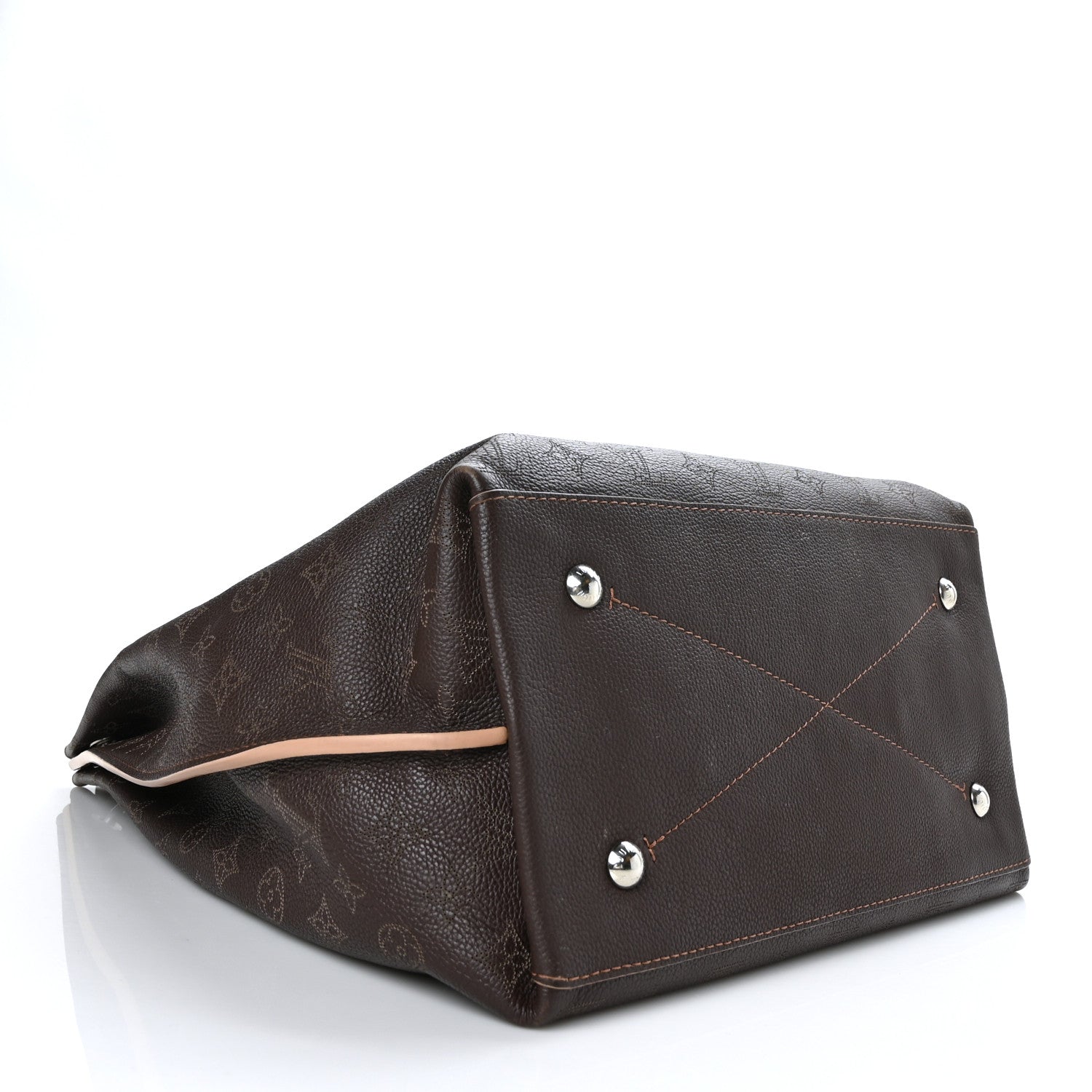 Louis Vuitton Mahina Carmel Hobo Chocolate 4 of 8