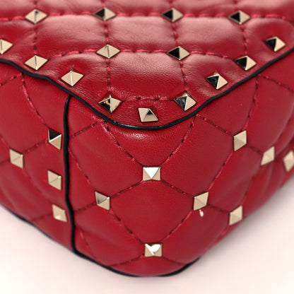 Valentino Garavani Nappa Medium Rockstud Spike Shoulder Bag Rosso Valentino 11 of 17