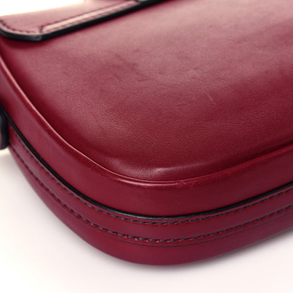 Christian Dior Calfskin D Fence Saddle Bag Black Red 9 of 11