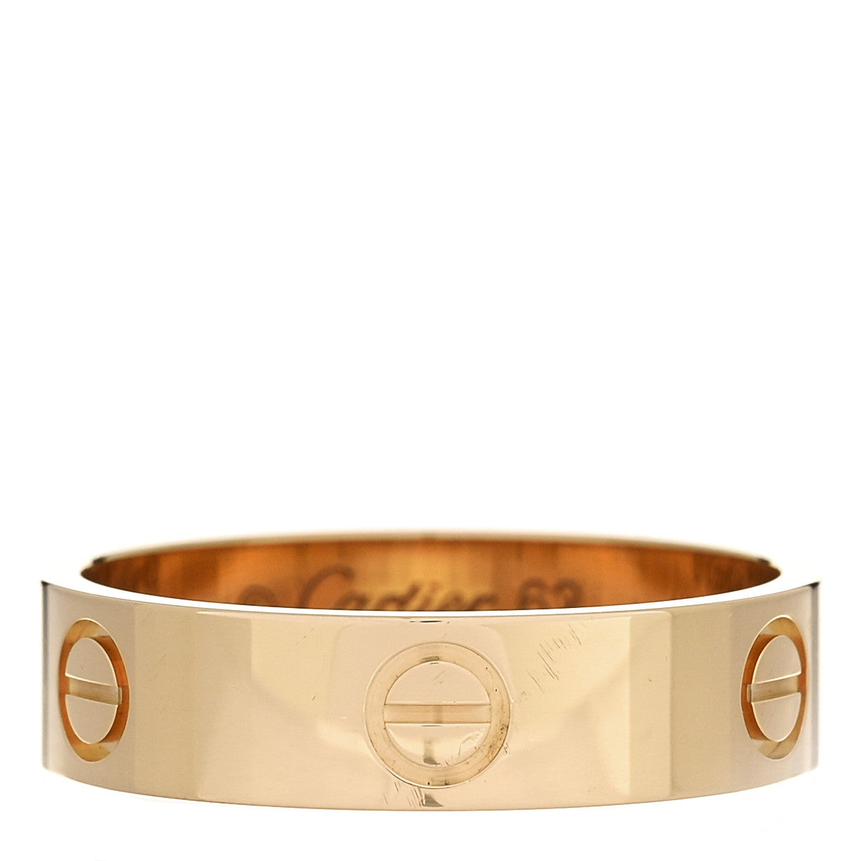 18K Yellow Gold 5.5mm LOVE Ring 62 10