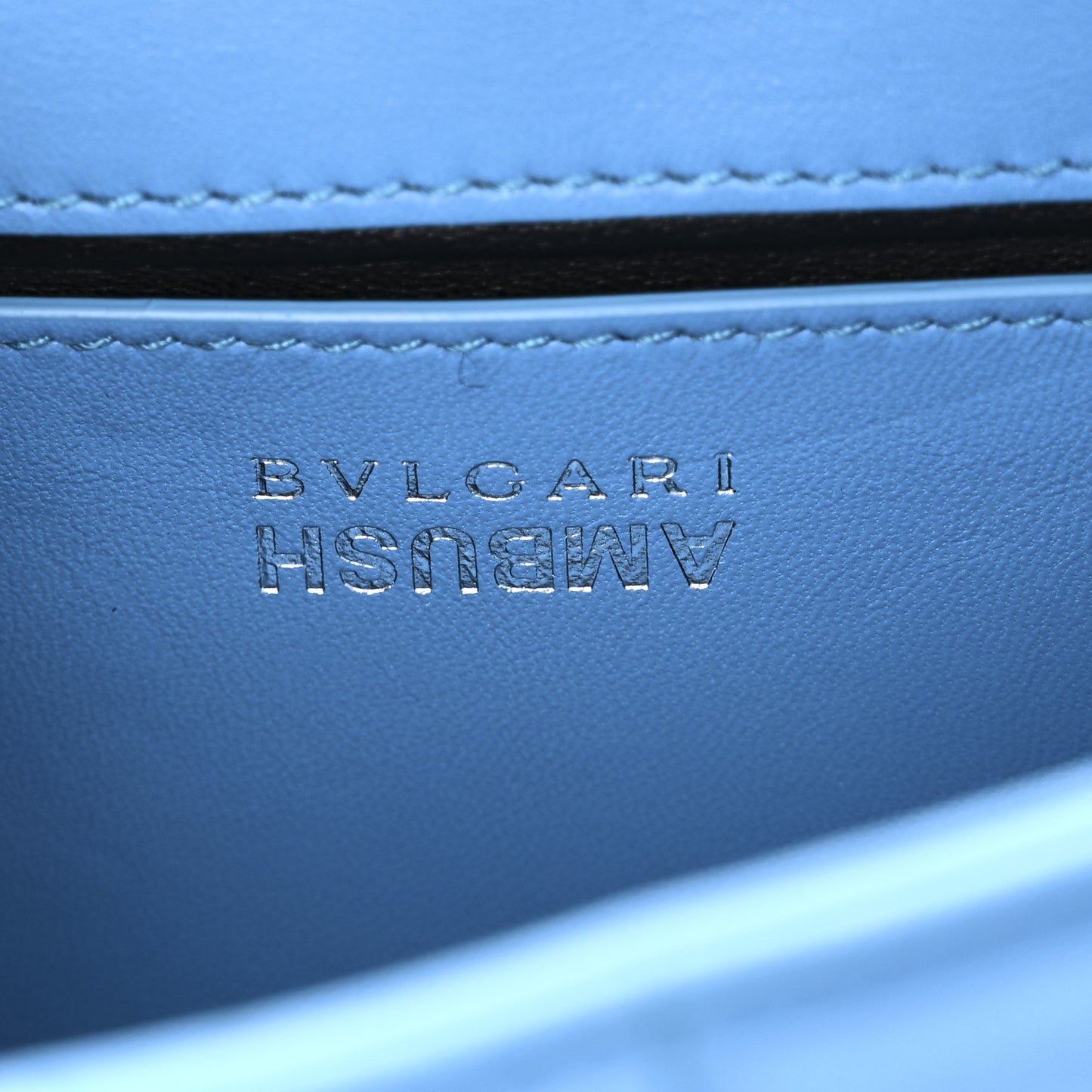 X AMBUSH Nappa Serpenti Crossbody Bag Blue