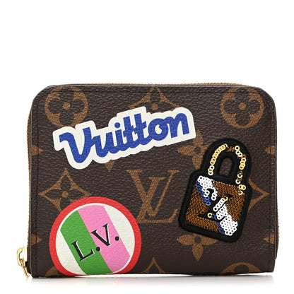 Louis Vuitton LOUIS VUITTON Monogram Travel Stickers Zippy Coin Purse 1 of 7