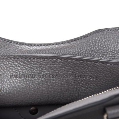 Balenciaga Grained Calfskin Neo Classic Silver Hardware Mini City Dark Grey 9 of 10