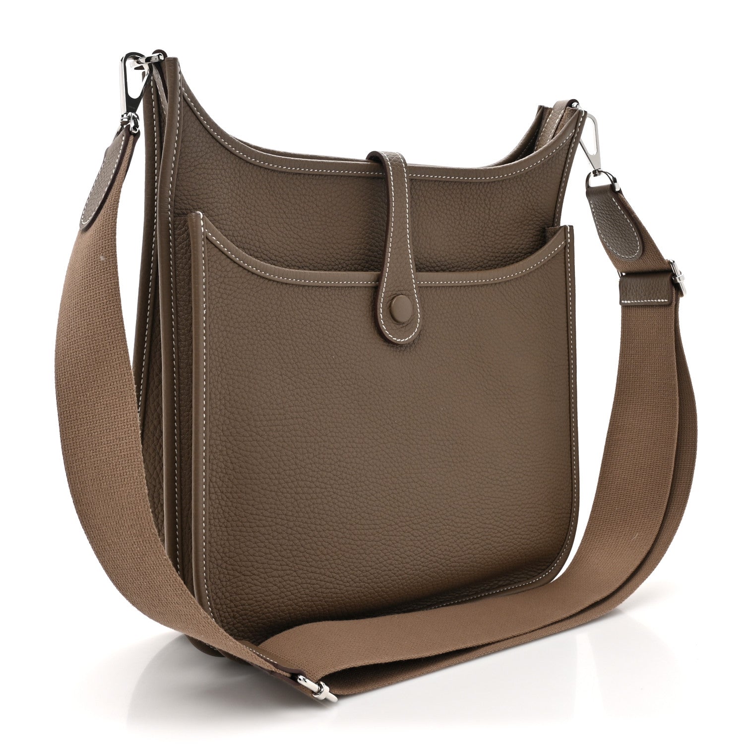 Hermes Taurillon Clemence Evelyne III PM Etoupe 3 of 12