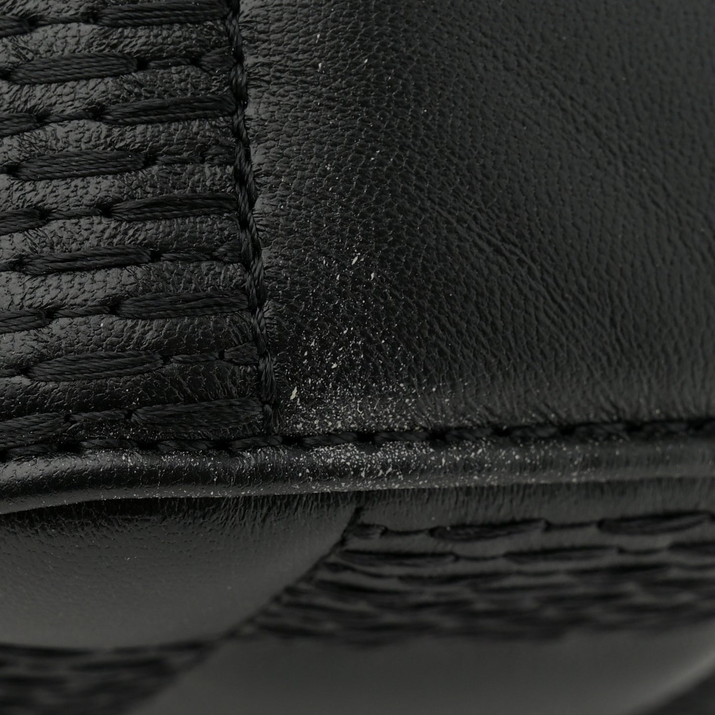Lambskin Damier Quilt Troca MM Black