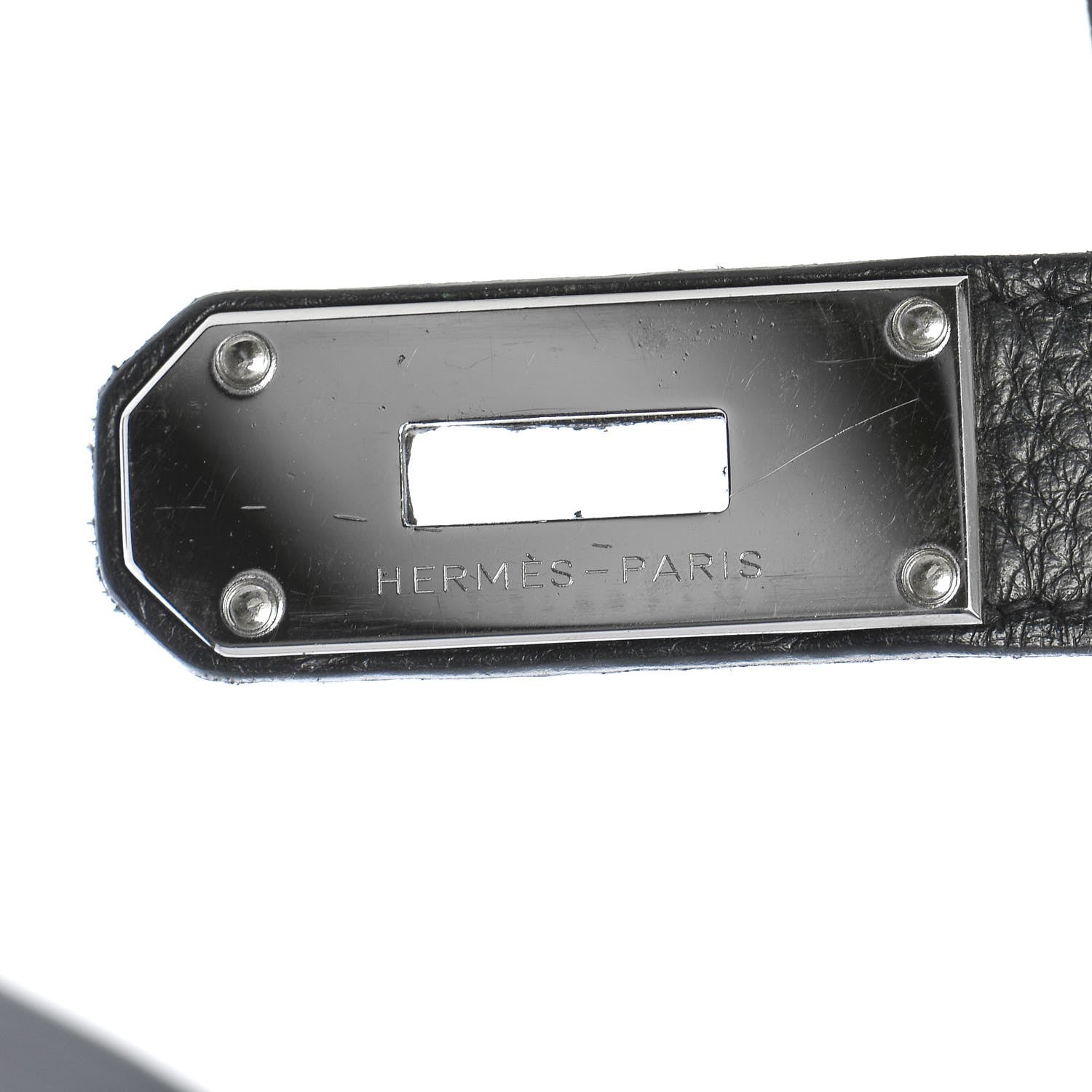 Hermes Taurillon Clemence Jypsiere 34 Black 13 of 34