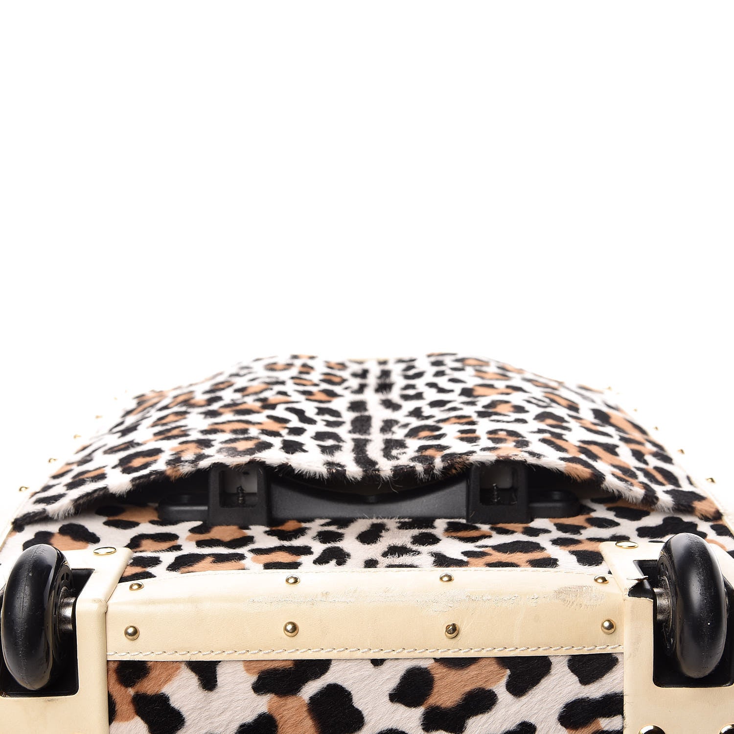 Valentino Garavani Calf Hair Leopard Print Rolling Luggage 29 of 34