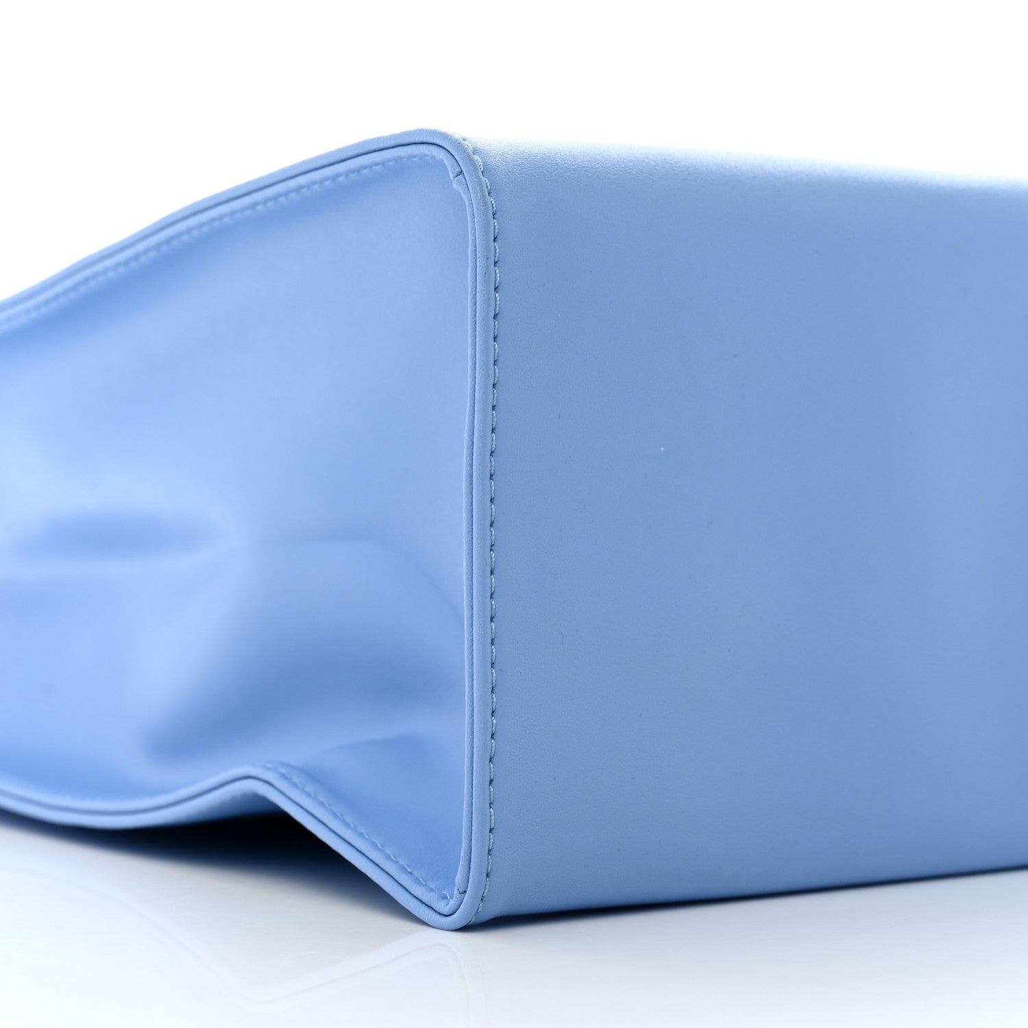 Telfar Vegan Leather Medium Shopping Bag Cerulean 9 of 11