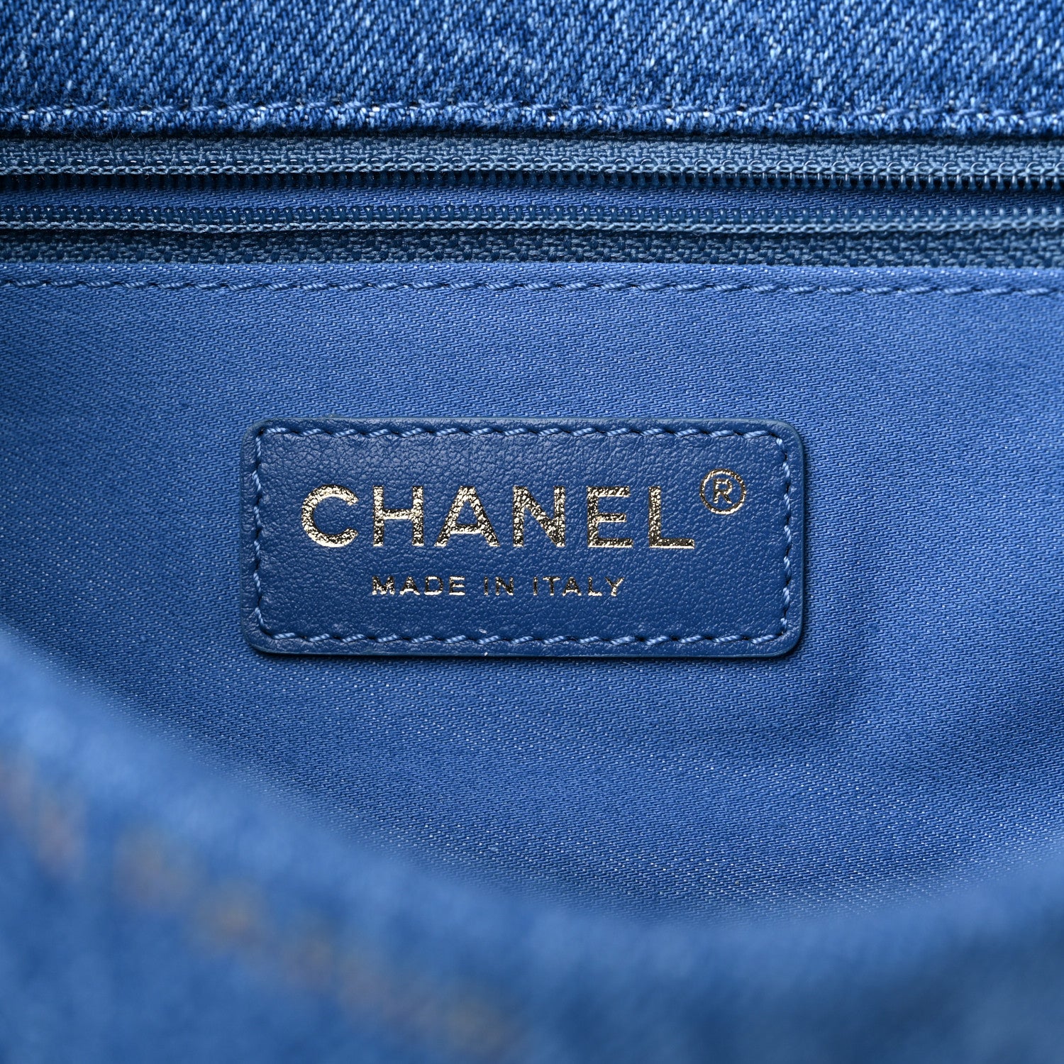 Chanel Denim Quilted Mini Denim Mood Rectangular Flap Blue Multicolor 6 of 10