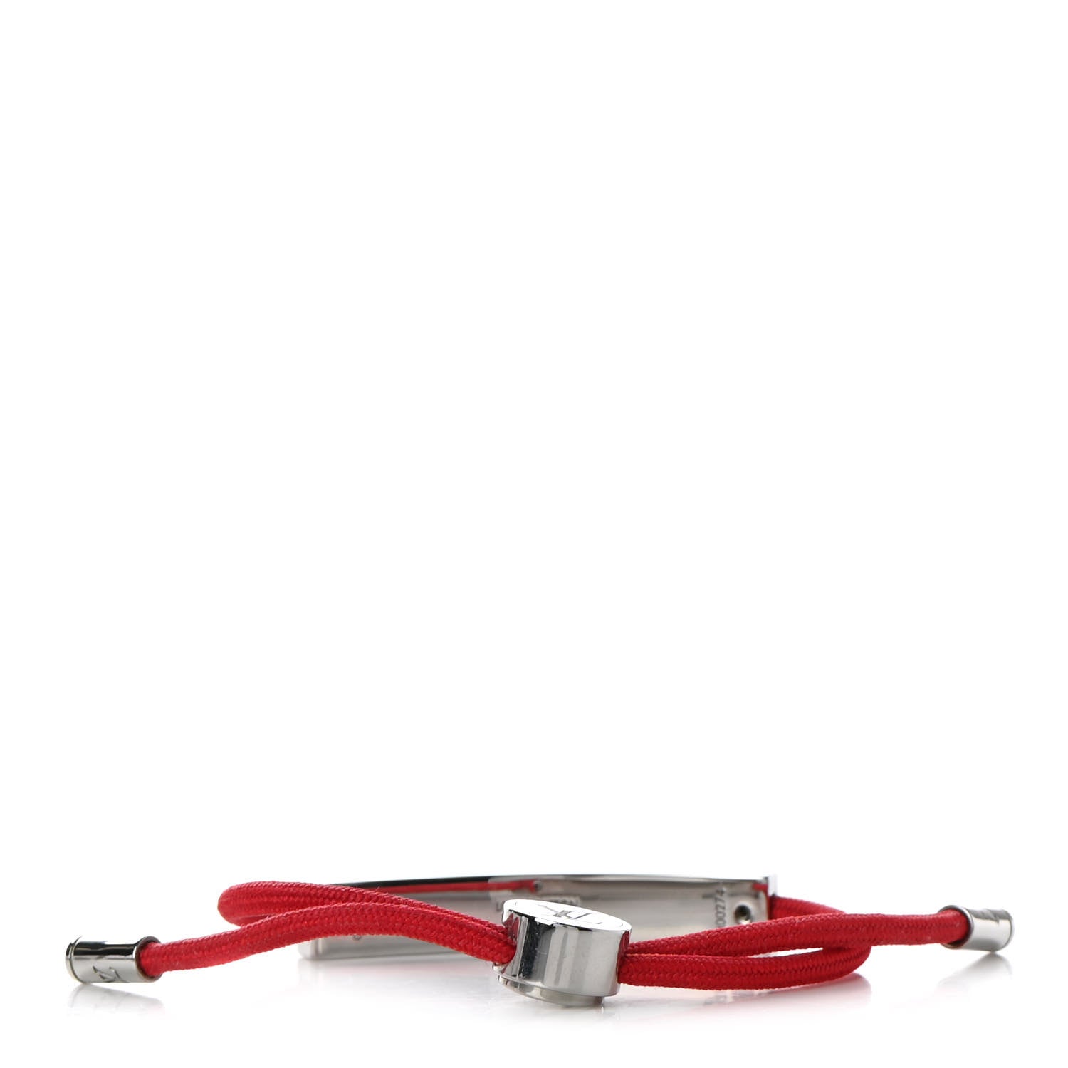 Louis Vuitton Nylon LV Space Bracelet Rouge 3 of 9