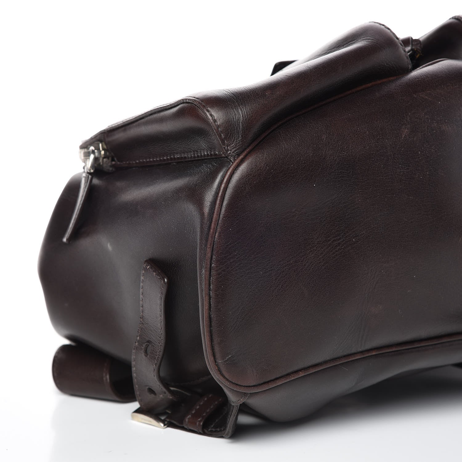 Prada Calfskin Backpack Brown 8 of 9