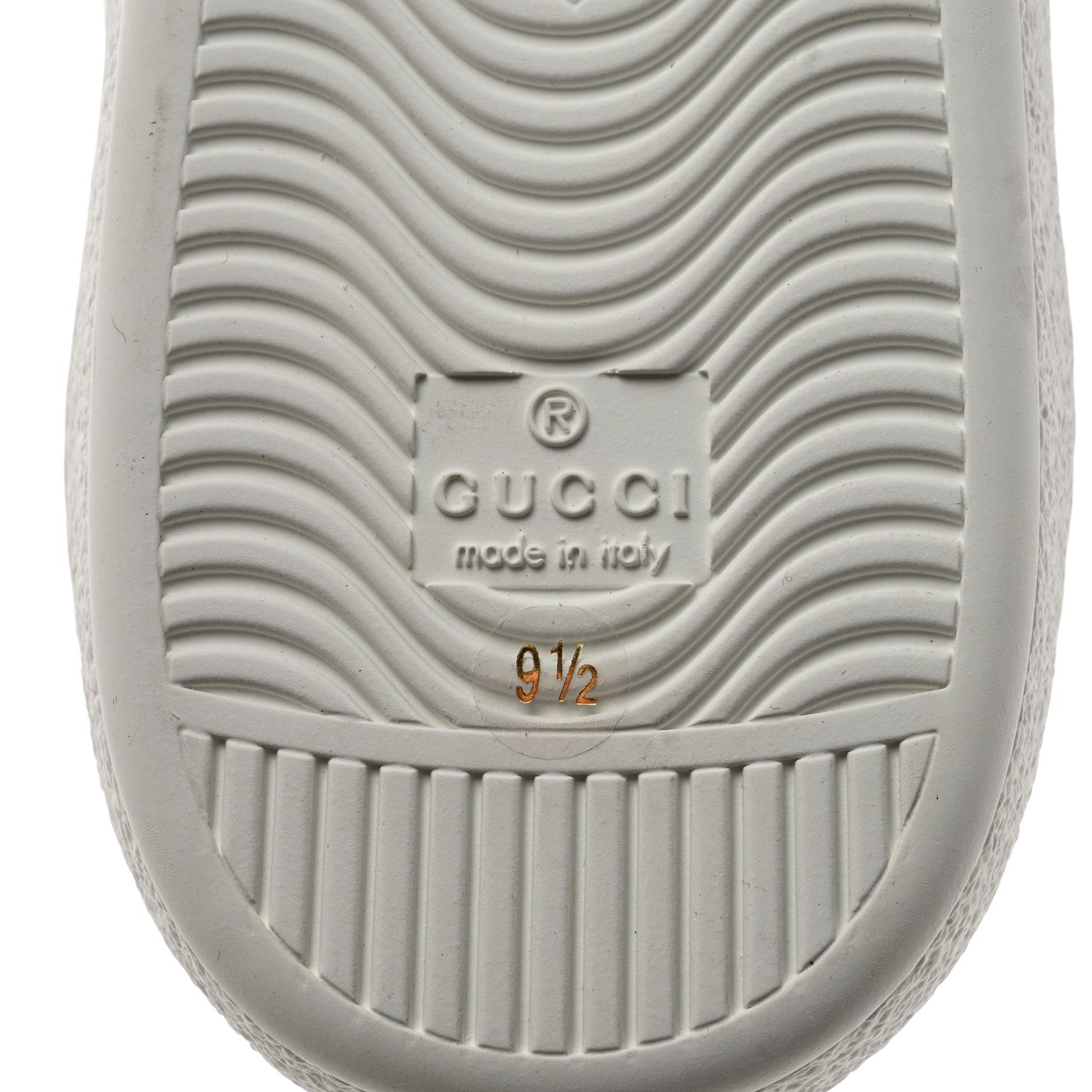 Gucci Calfskin Web Mens Gucci Band Ace Sneakers 9.5 White 8 of 9