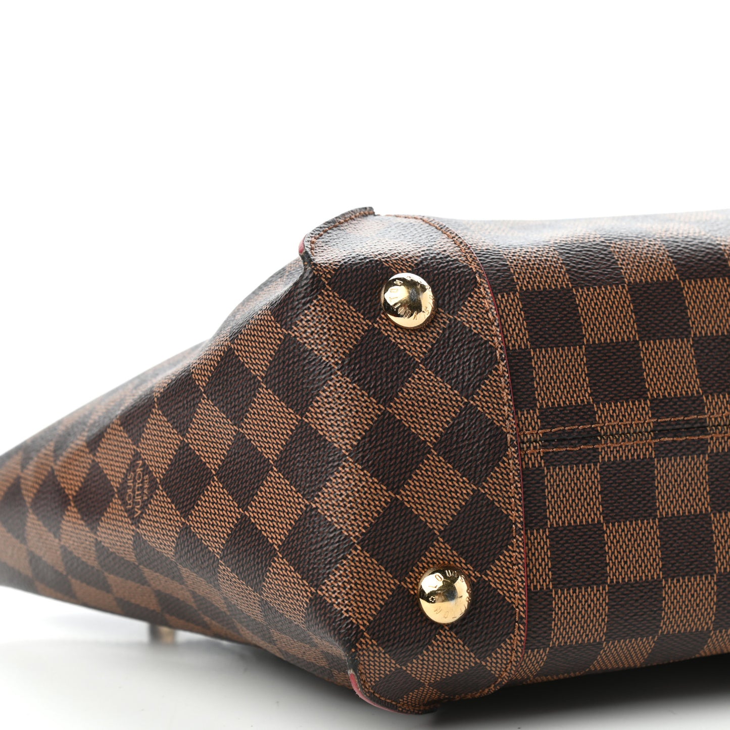 Damier Ebene Caissa Tote PM Cherry