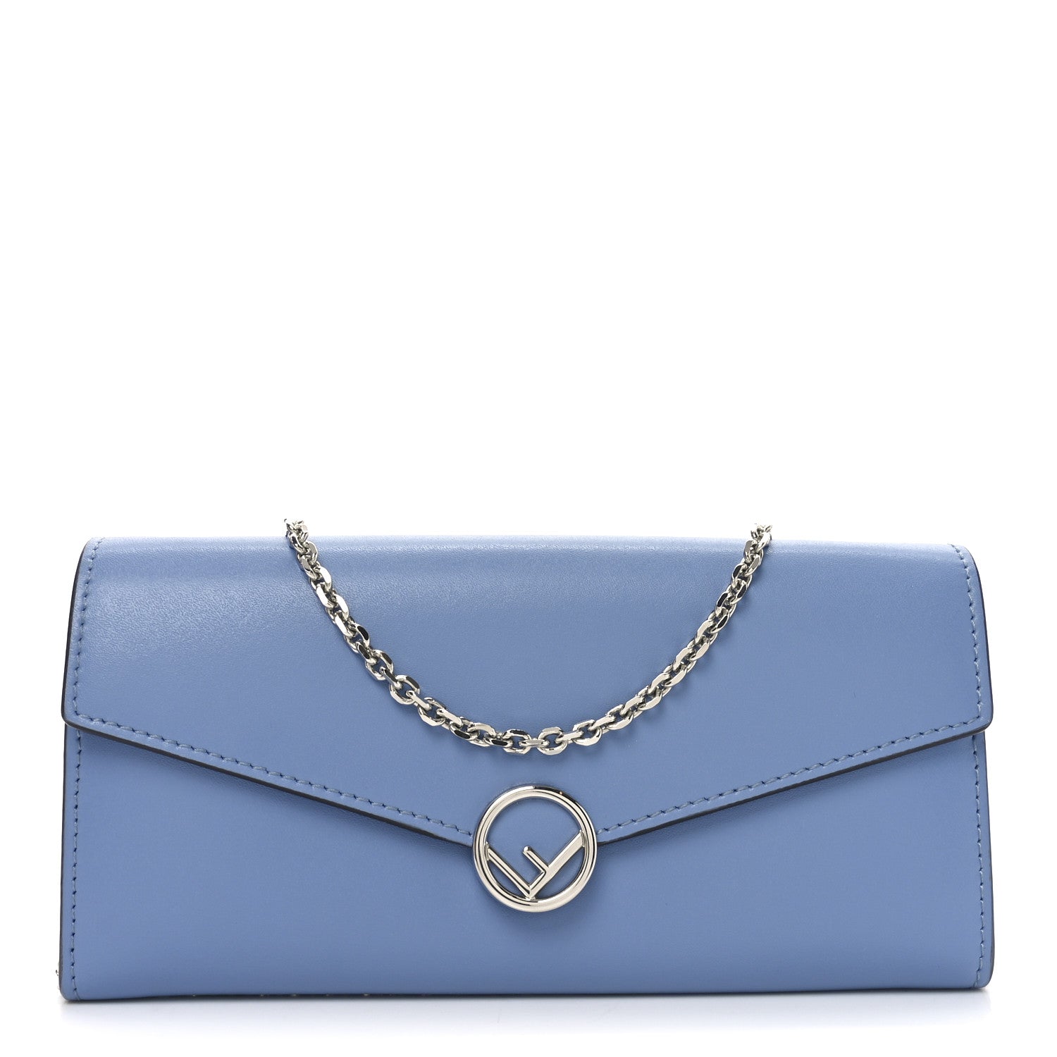 Fendi Vitello Liberty F is Fendi Continental Envelope Wallet on Chain Nebula 1 of 11