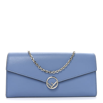 Fendi Vitello Liberty F is Fendi Continental Envelope Wallet on Chain Nebula 1 of 11