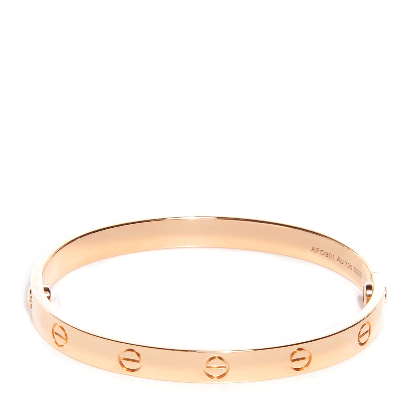 18K Pink Gold LOVE Bracelet 17