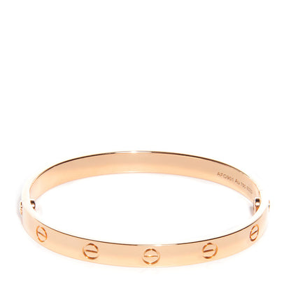 Cartier 18K Pink Gold LOVE Bracelet 17 1 of 6