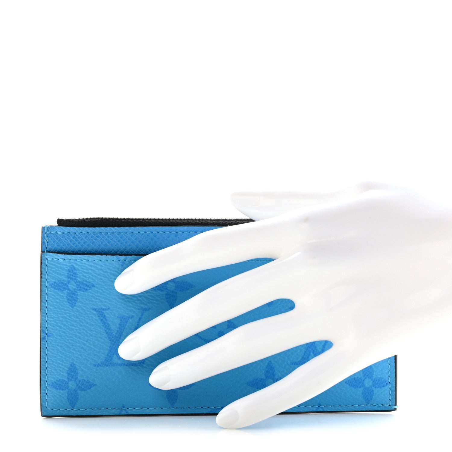 Louis Vuitton Taigarama Coin Card Holder Blue Lagoon 2 of 7