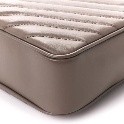Saint Laurent Calfskin Matelasse Monogram Lou Camera Bag Greyish Brown 10 of 10