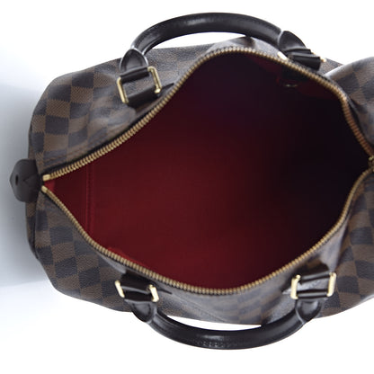 Louis Vuitton Damier Ebene Speedy 30 5 of 12