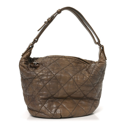 Chanel Lambskin Quilted Cloudy Bundle Hobo Beige 1 of 10