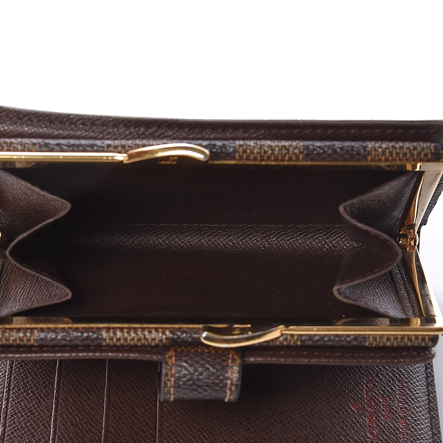 Louis Vuitton Damier Ebene French Purse Wallet 6 of 12