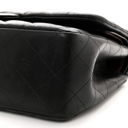 Chanel Lambskin Quilted Jumbo Double Flap Black 10 of 10