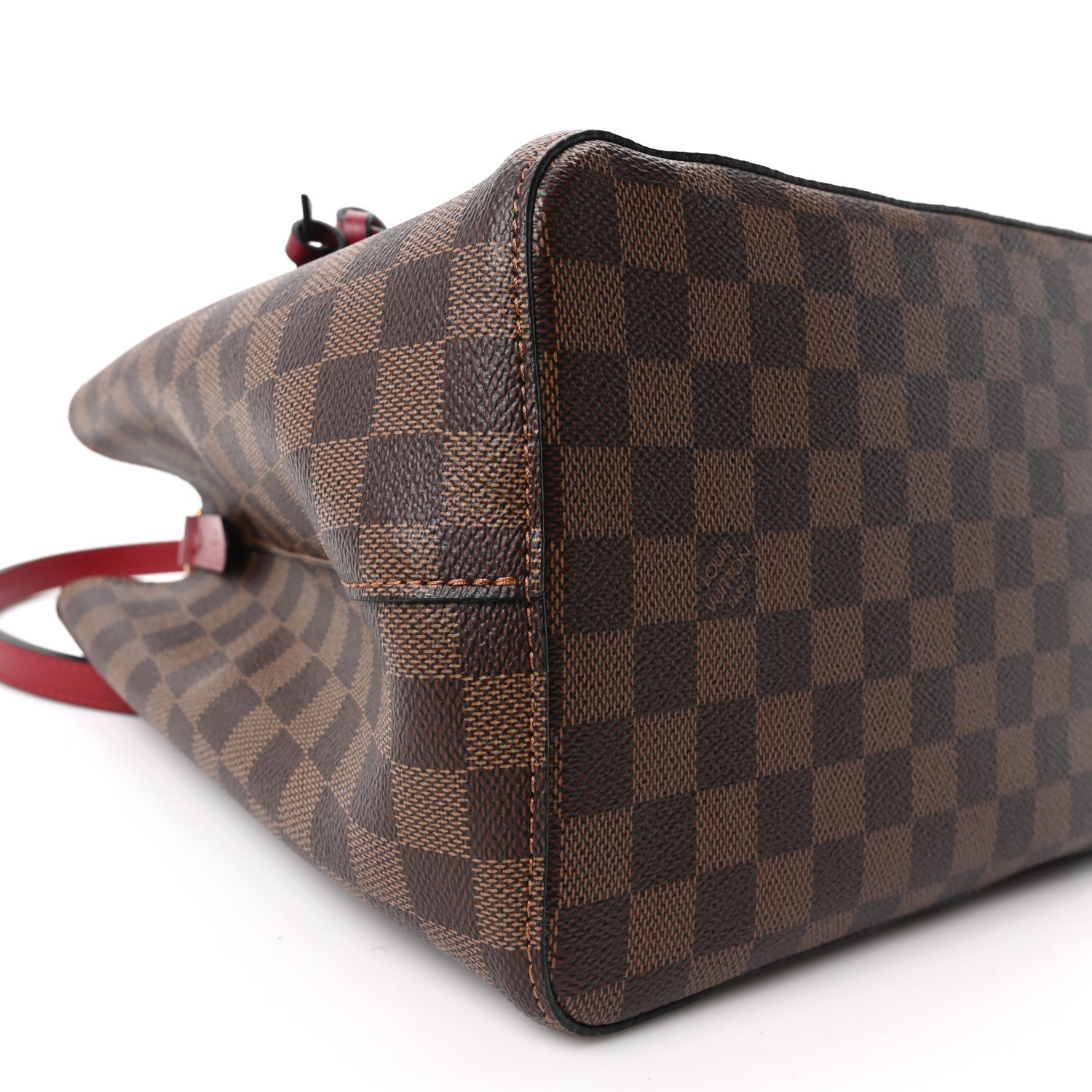 Louis Vuitton Damier Ebene Neonoe MM  Cherry Berry 7 of 8