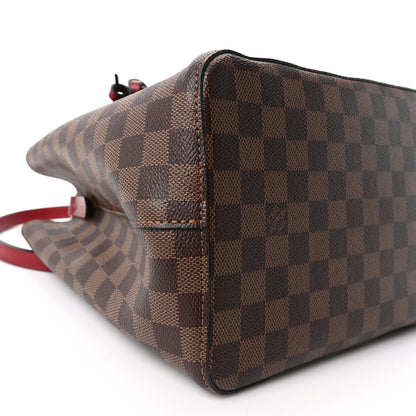 Louis Vuitton Damier Ebene Neonoe MM  Cherry Berry 7 of 8